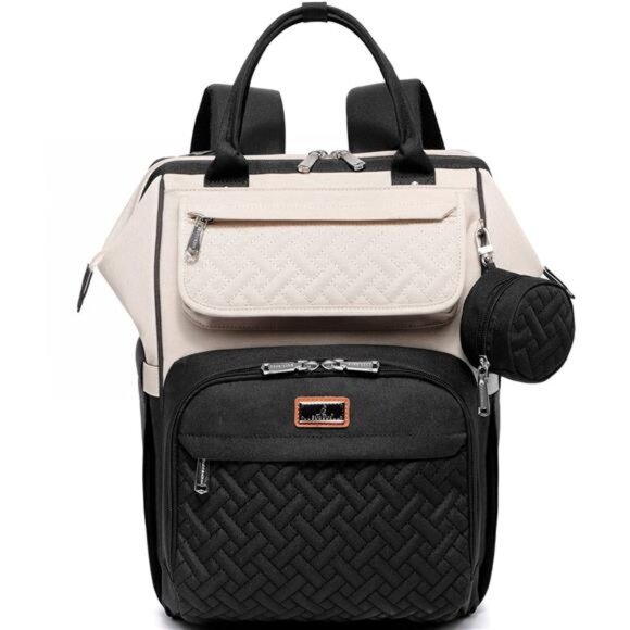 Diaper Bag Backpack, Multifunction Nappy Changing Bag with Changing Pad main image 7